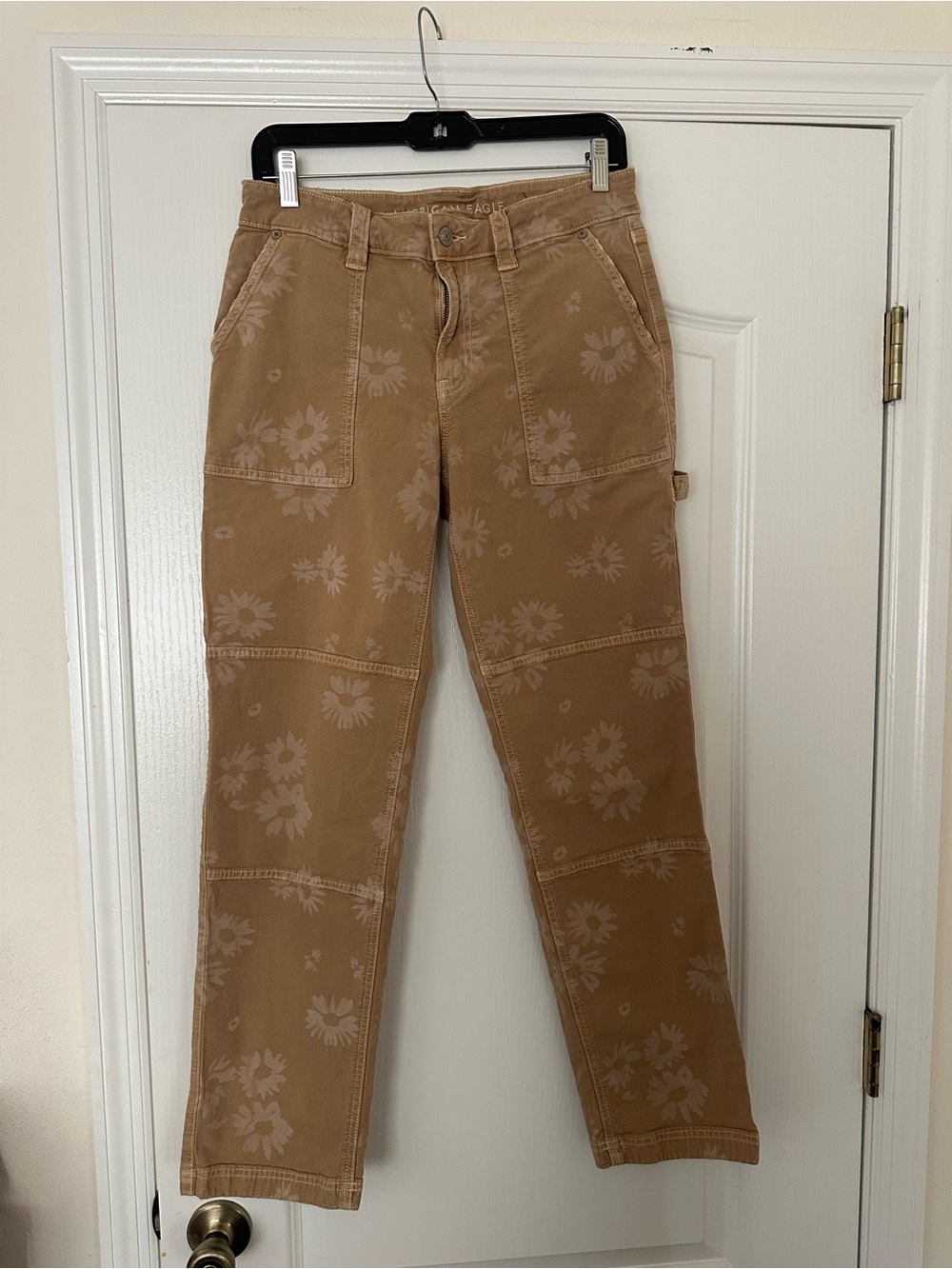 American Eagle Tan High-Rise Stretch Pants NWT